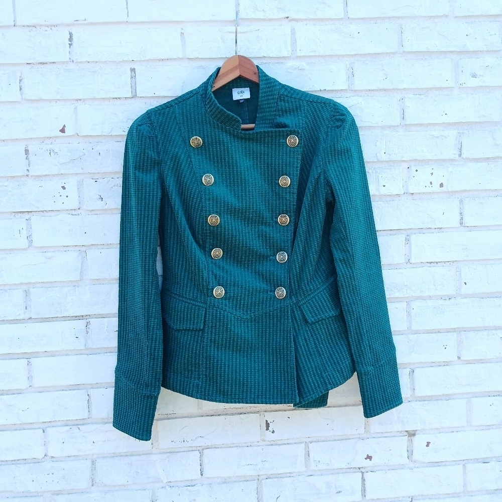 Cabi Lennon Jacket Corduroy Textured Double Breasted XS - Picture 4 of 9